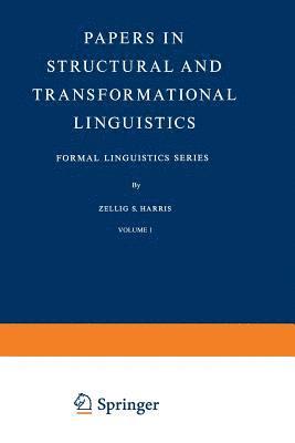 Papers in Structural and Transformational Linguistics 1