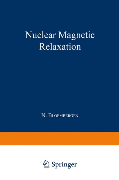 bokomslag Nuclear Magnetic Relaxation