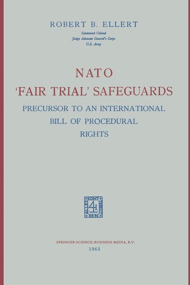 bokomslag NATO 'Fair Trial' Safeguards: Precursor to an International Bill of Procedural Rights