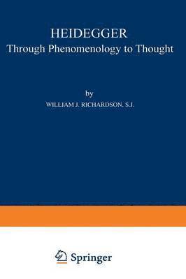 William J. Richardson - Heidegger, Häftad