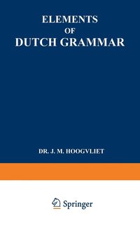 bokomslag Elements of Dutch Grammar