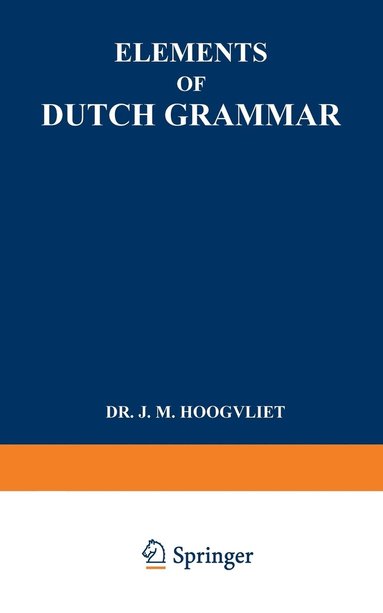 bokomslag Elements of Dutch Grammar