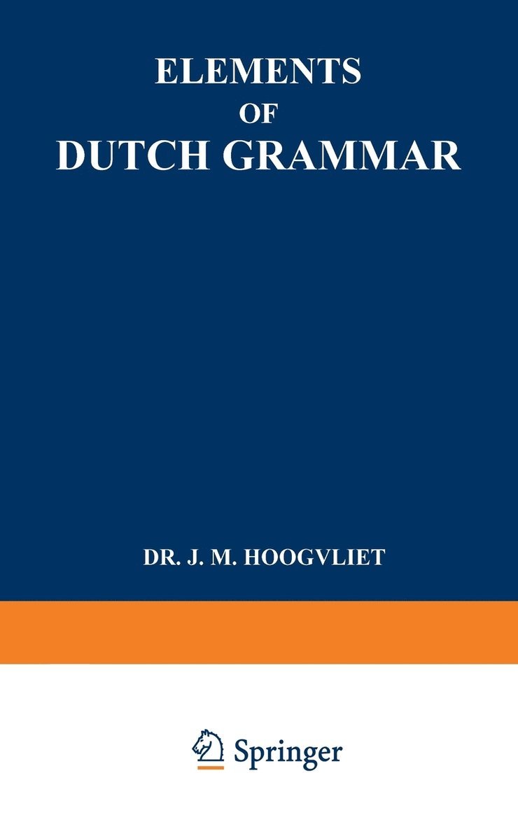 Elements of Dutch Grammar 1