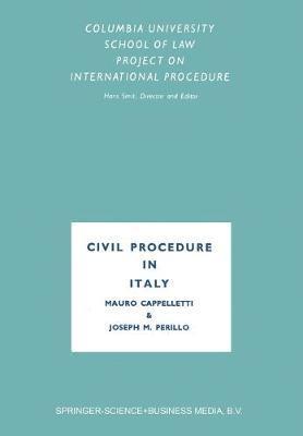 bokomslag Civil Procedure in Italy