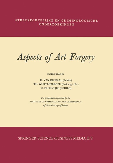 bokomslag Aspects of Art Forgery