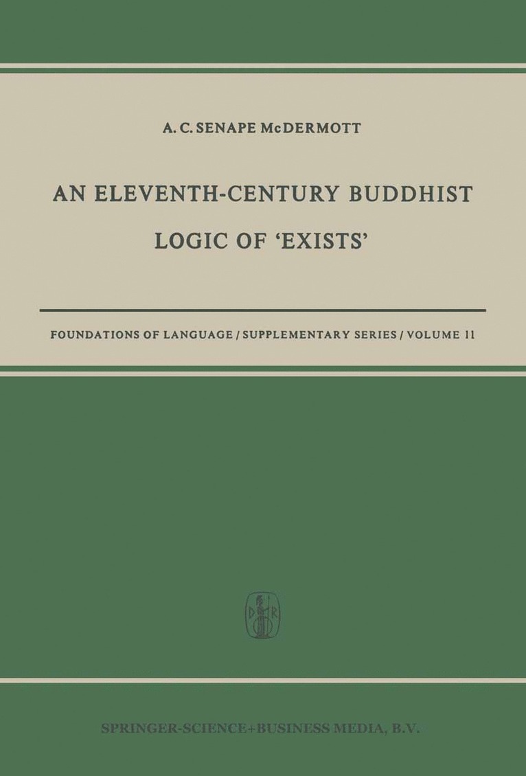 Eleventh-Century Buddhist Logic of ‘Exists’