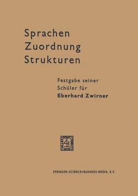 bokomslag Sprachen  Zuordnung  Strukturen