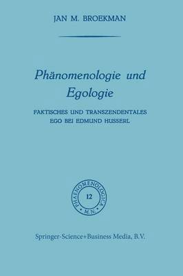 bokomslag Phänomenologie und Egologie