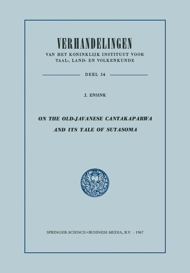 bokomslag On the Old-Javanese Cantakaparwa and Its Tale of Sutasoma