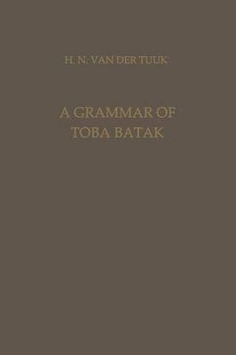 bokomslag A Grammar of Toba Batak