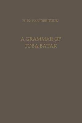 bokomslag Grammar of Toba Batak