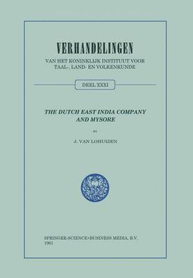 bokomslag The Dutch East India Company and Mysore, 17621790