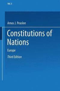 bokomslag Constitutions of Nations
