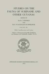 bokomslag Studies on the Fauna of Suriname and other Guyanas
