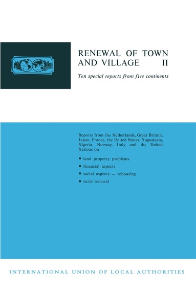 bokomslag Renewal of Town and Village II