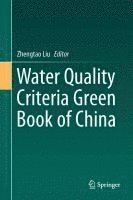 bokomslag Water Quality Criteria Green Book of China