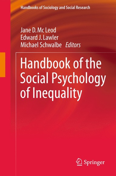 bokomslag Handbook of the Social Psychology of Inequality