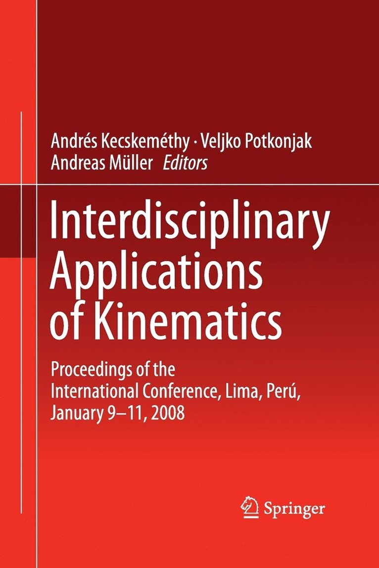 Interdisciplinary Applications of Kinematics 1