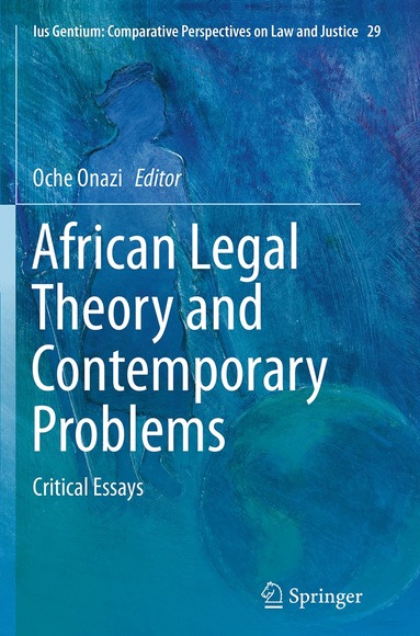 Oche Onazi - African Legal Theory and Contemporary Problems, Häftad