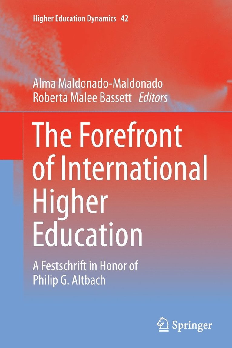 Alma Maldonado-Maldonado, Roberta Malee Bassett - Forefront of International Higher Education, Häftad