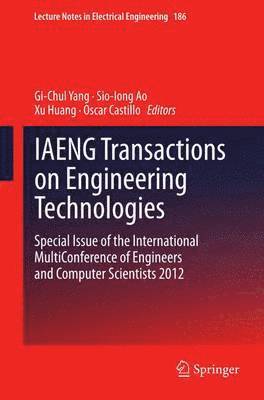 bokomslag IAENG Transactions on Engineering Technologies