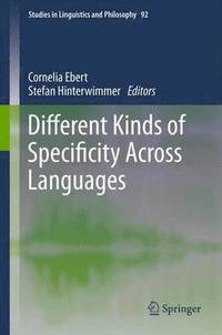 bokomslag Different Kinds of Specificity Across Languages