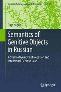 bokomslag Semantics of Genitive Objects in Russian