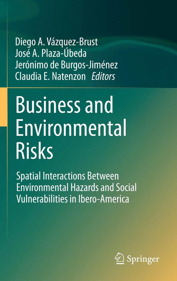 Diego A. Vazquez-Brust, José A. Plaza-Úbeda, Jerónimo de Burgos-Jiménez, Claudia E. Natenzon, José a. Plaza-Úbeda - Business and Environmental Risks, Häftad