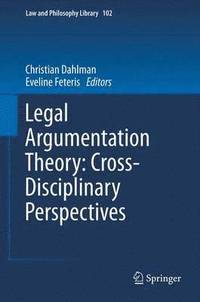 bokomslag Legal Argumentation Theory: Cross-Disciplinary Perspectives