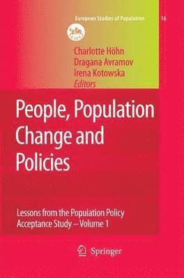 People, Population Change and Policies 1