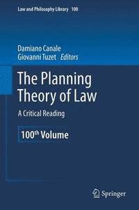 bokomslag The Planning Theory of Law