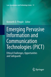 bokomslag Emerging Pervasive Information and Communication Technologies (PICT)