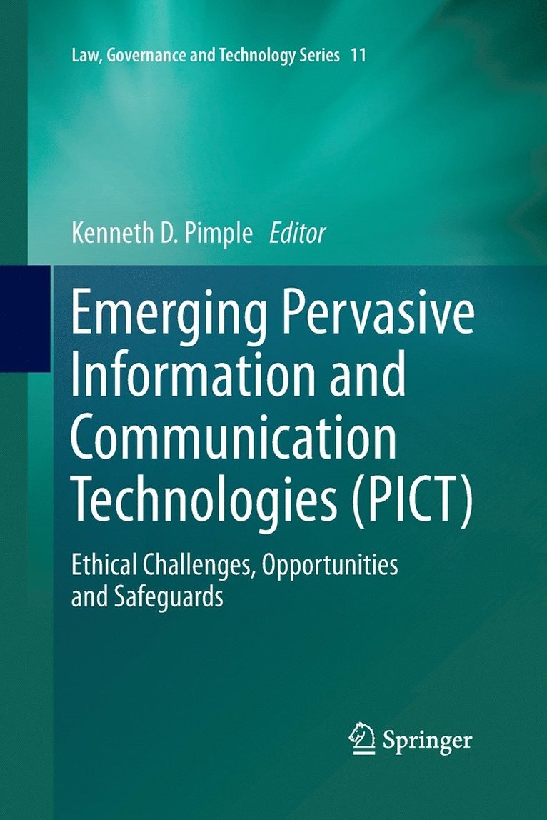 Kenneth D. Pimple - Emerging Pervasive Information and Communication Technologies (PICT), Häftad