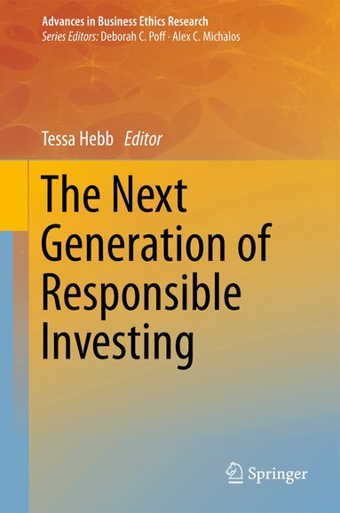 Tessa Hebb - Next Generation of Responsible Investing, Häftad