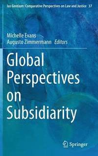 bokomslag Global Perspectives on Subsidiarity