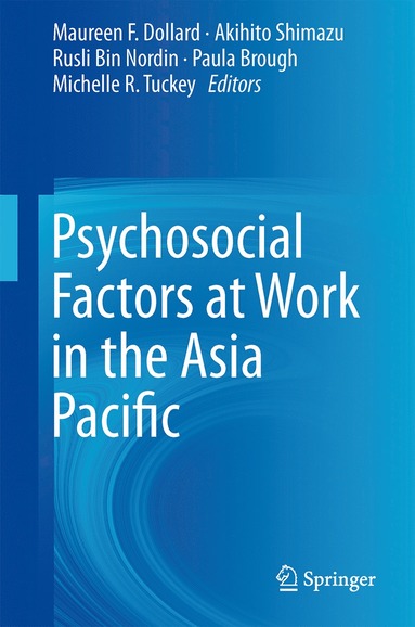 bokomslag Psychosocial Factors at Work in the Asia Pacific