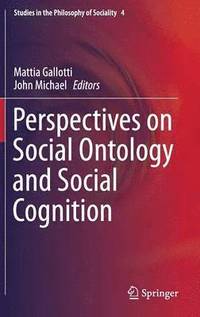 bokomslag Perspectives on Social Ontology and Social Cognition