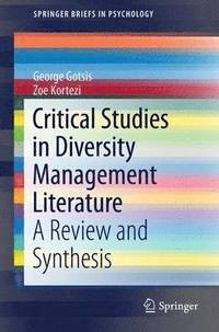 bokomslag Critical Studies in Diversity Management Literature