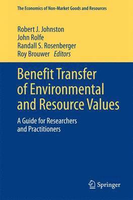 Benefit Transfer of Environmental and Resource Values 1