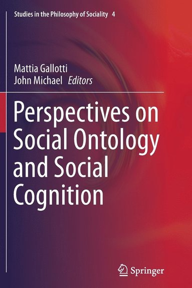 bokomslag Perspectives on Social Ontology and Social Cognition