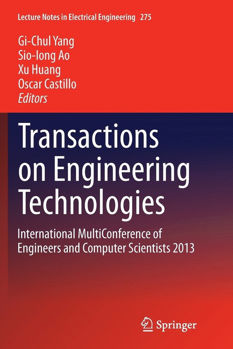 Transactions on Engineering Technologies 1