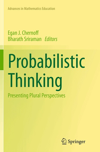 Egan J. Chernoff, Bharath Sriraman - Probabilistic Thinking, Häftad