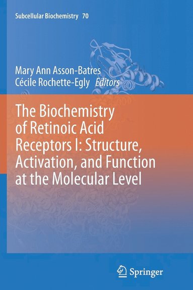 bokomslag The Biochemistry of Retinoic Acid Receptors I: Structure, Activation, and Function at the Molecular Level