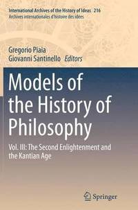 bokomslag Models of the History of Philosophy