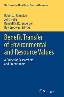 bokomslag Benefit Transfer of Environmental and Resource Values