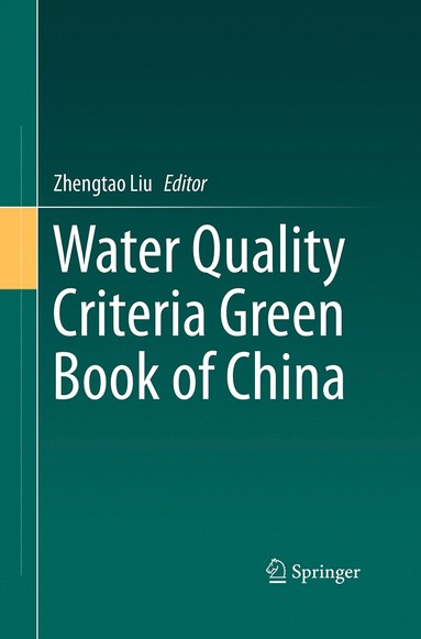 bokomslag Water Quality Criteria Green Book of China