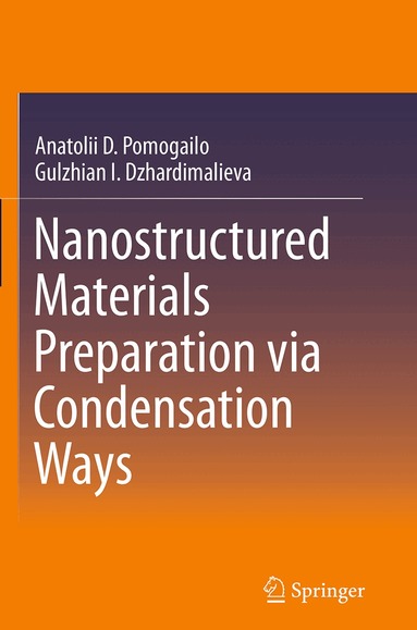 Anatolii D. Pomogailo, Gulzhian I. Dzhardimalieva - Nanostructured Materials Preparation via Condensation Ways, Häftad