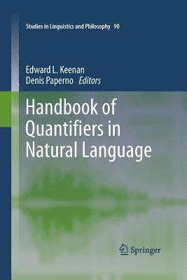 Handbook of Quantifiers in Natural Language 1