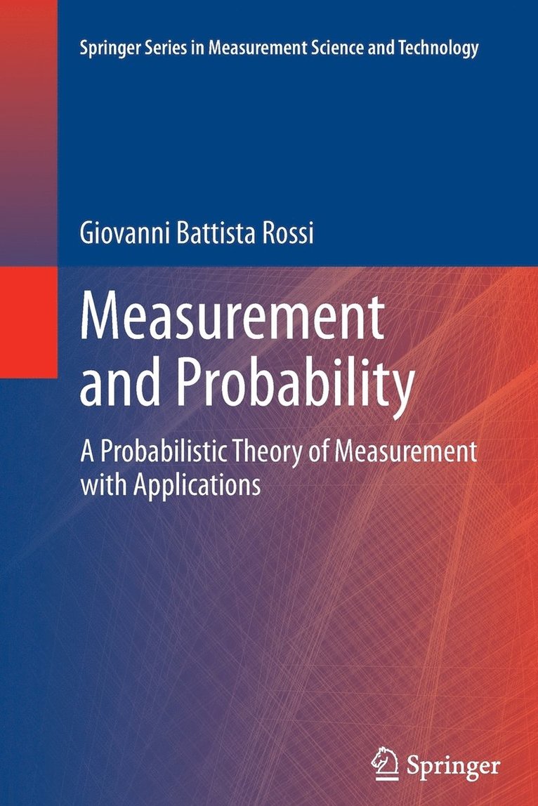 Giovanni Battista Rossi - Measurement and Probability, Häftad