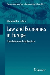 bokomslag Law and Economics in Europe